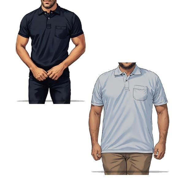 (molde em Pdf) Camisa Polo Trad e Plus Size Masc Pp ao G5