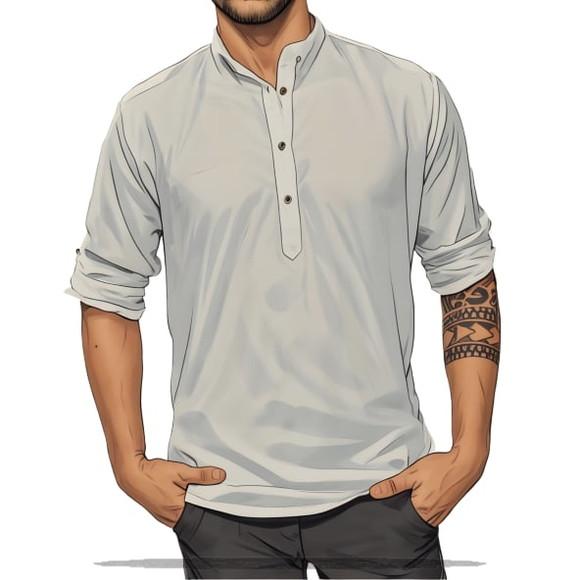 (molde em Pdf) Camisa Social Masc Gola Padre P ao Xxg