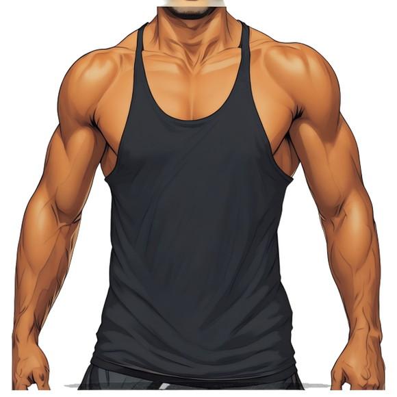 (molde em Pdf) Regata Cavada Masculina Pp ao Xg