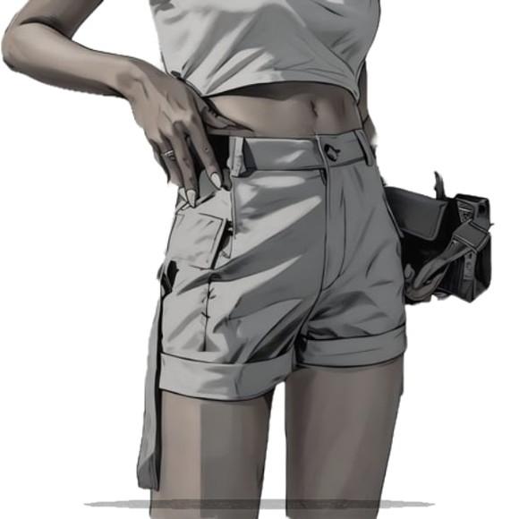 (molde em Pdf) Short Cargo Feminino do P ao Xg