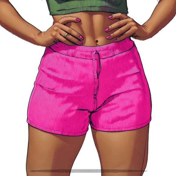 (molde em Pdf) Short Feminino com Bolso Malha Pp ao Xxg