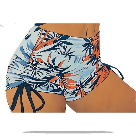 (molde em Pdf) Short Praia Sunkini Fem P ao Gg