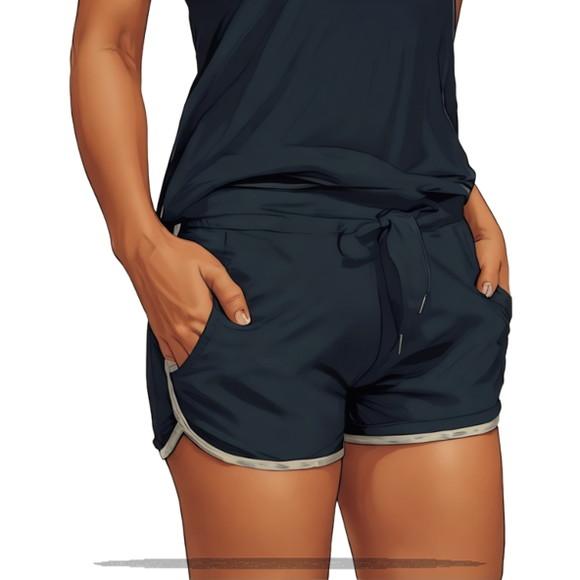 (molde em Pdf) Short Praia Surf Feminino Boleado do 34 ao 44