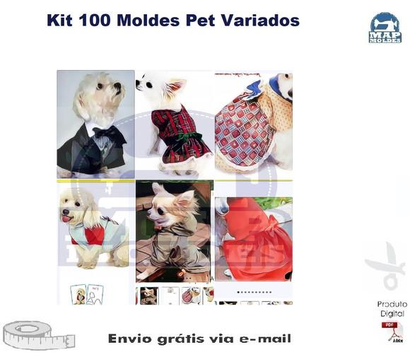 Kit 100 Moldes Pet Variados Em Pdf
