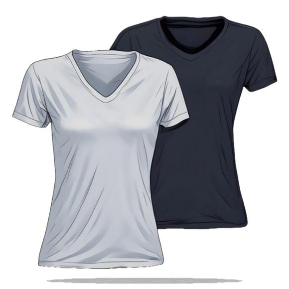 Modelagem Baby Look Gola V Fem T Shirt Blusinha do Pp ao Gg