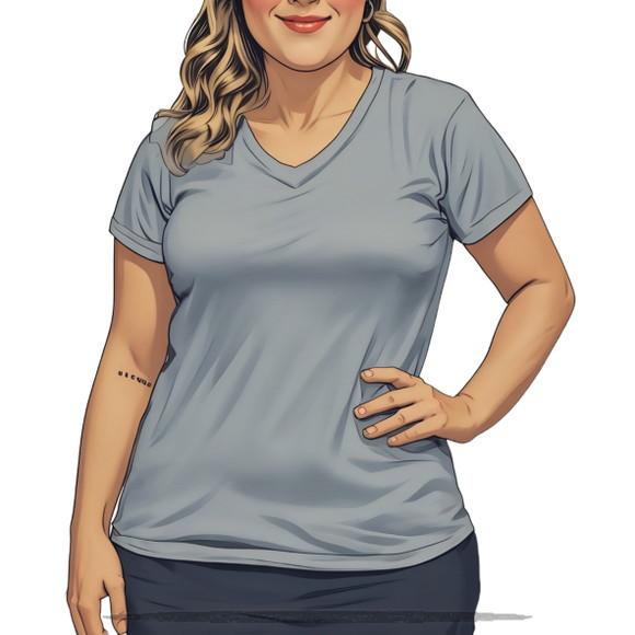 Modelagem Babylook Manga Curta Gola V Plus Size Gg ao G5 pdf