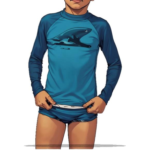 Modelagem Camiseta Inf Proteção Solar 2 a 10 Anos em pdf