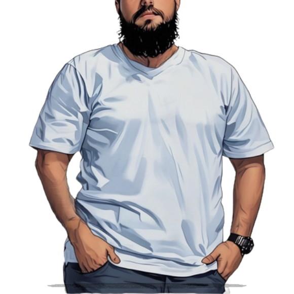 Modelagem Digital em pdf Camiseta Trad Plus Size Masc Gg-g5