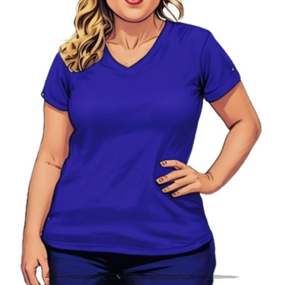 Modelagem Digital em pdf de Babylook Gola V Plus Size Gg-g5