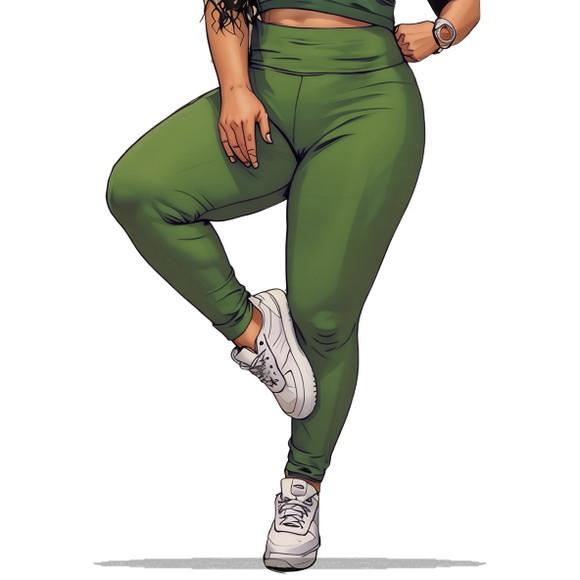 Modelagem Digital em pdf de Calça Legging Plus Size G1 a G5