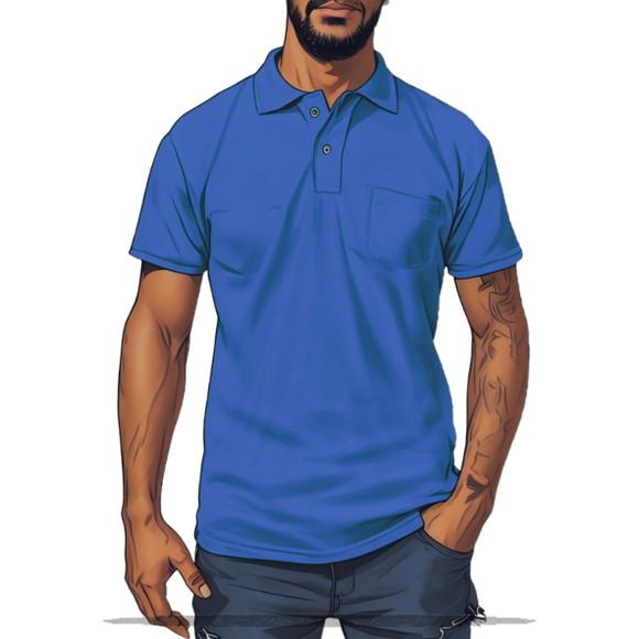Modelagem Digital em pdf de Camisa Masc Polo do Pp ao Gg