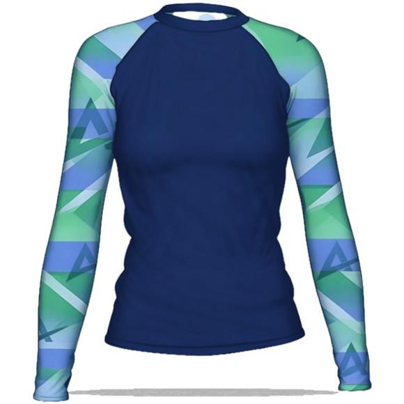 Modelagem Digital em pdf de Camiseta Fem Proteção Uv P - Xxg
