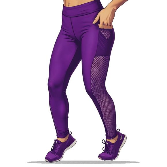 Modelagem Digital em pdf de Legging Academia Transp P ao Gg