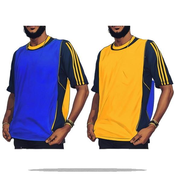 Modelagem Digital em pdf de Colete Futebol Adulto do P ao Xg