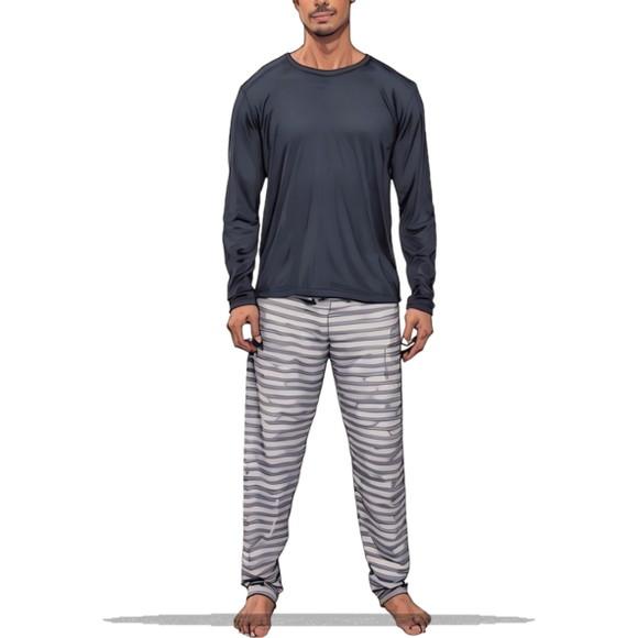 Modelagem Digital em pdf Pijama Trad Masc Inverno do P ao Gg