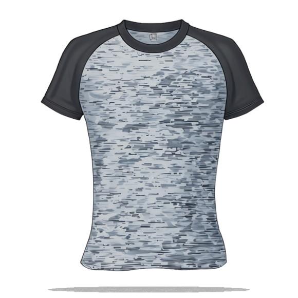 Modelagem em pdf de Baby Look Raglan Feminina do Pp ao Gg