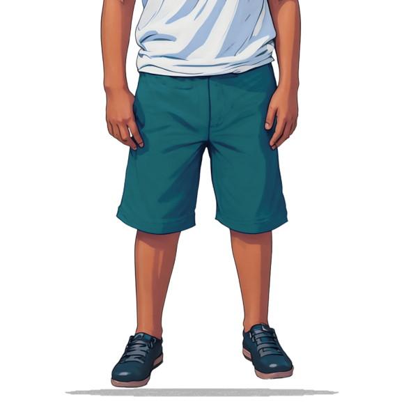 Modelagem em pdf de Bermuda Escolar Infantil 2 a 16 Anos