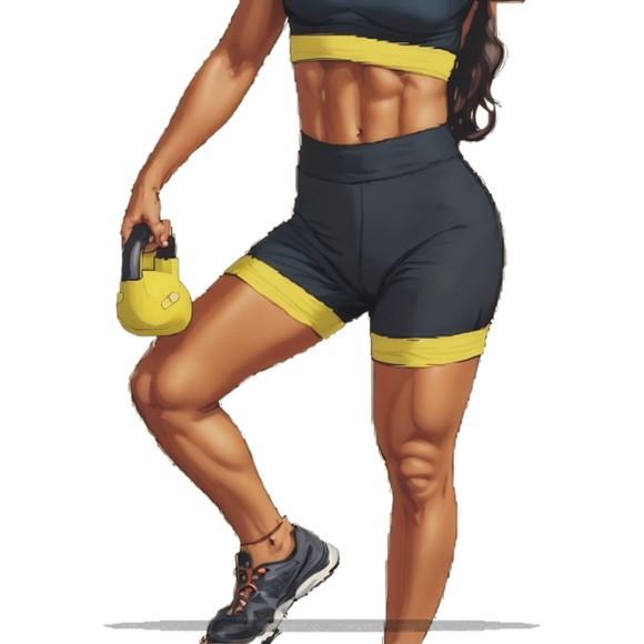 Modelagem em pdf de Bermuda Fitness Alice do P ao Gg