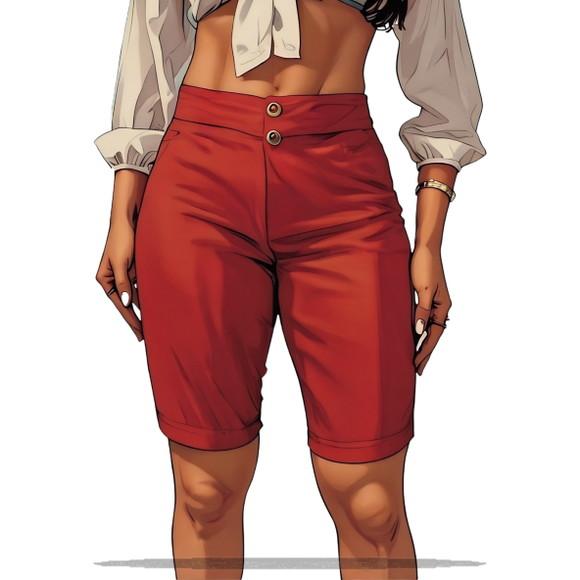 Modelagem em pdf de Bermuda Social Feminina Adulto 36 ao 48