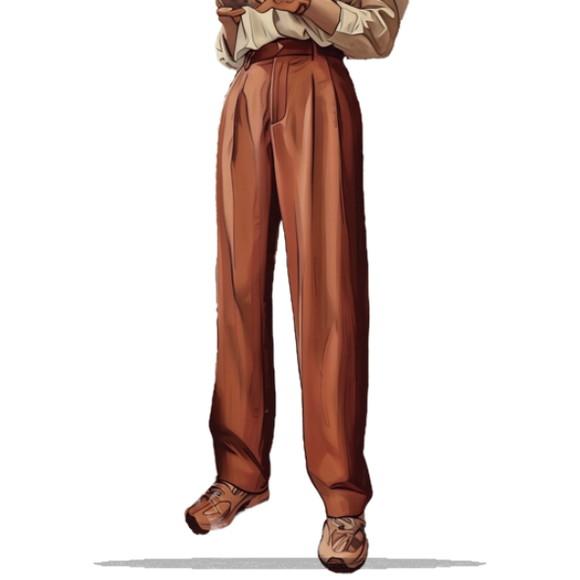 Modelagem em pdf de Calça Social Fem com Pregas P ao Gg