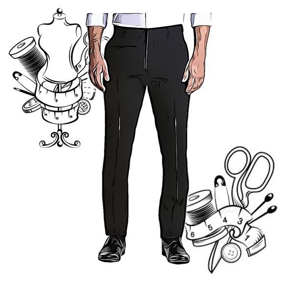 Modelagem em pdf de Calça Social Masculina 36 ao 50 #33