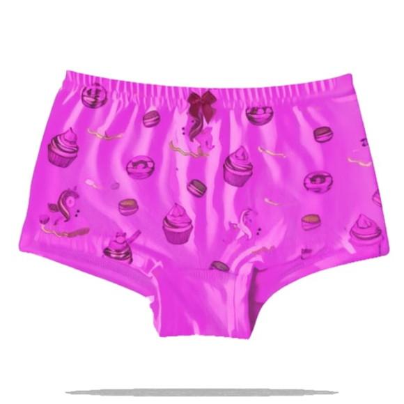 Modelagem em pdf de Calcinha Box Boxer Inf de 2 a 14 Anos