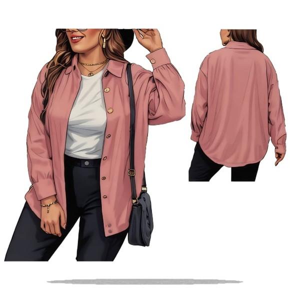 Modelagem em pdf de Camisa Feminina com Botoes do P ao Xxg