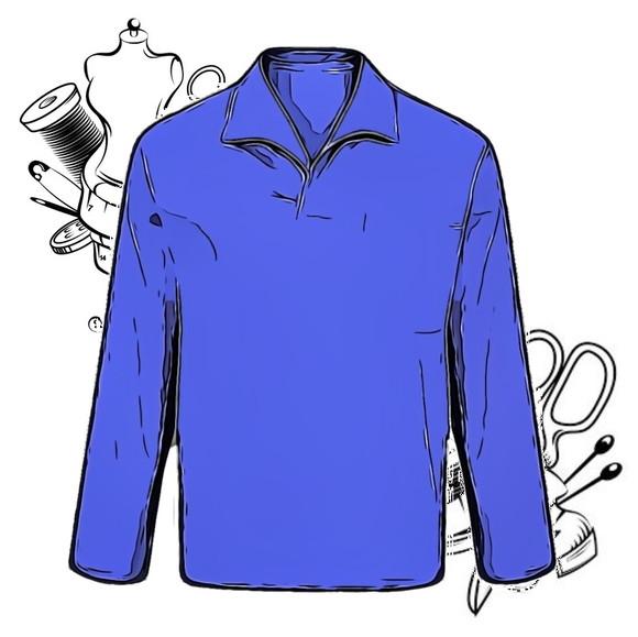 Modelagem em pdf de Camisa Industria Manga Longa P ao Gg #44