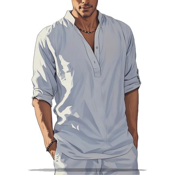 Modelagem em pdf de Camisa Gola Padre Adulto do P ao Xxg