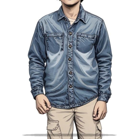 Modelagem em pdf de Camisa Social Inf 2 a 14 Anos