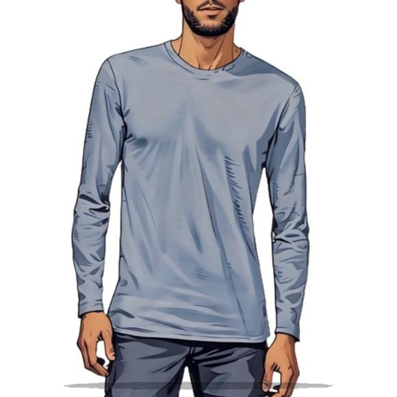 Modelagem em pdf de Camiseta Adulto Manga Longa do Pp ao Gg