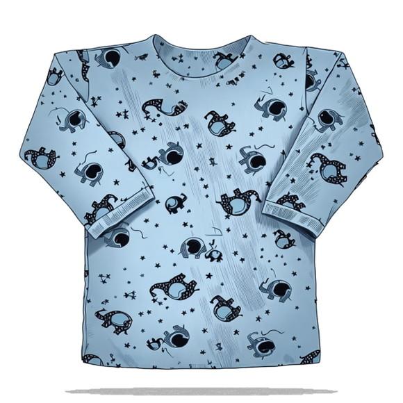Modelagem em pdf de Camiseta Bebe Opções de Manga Rn ao Gg