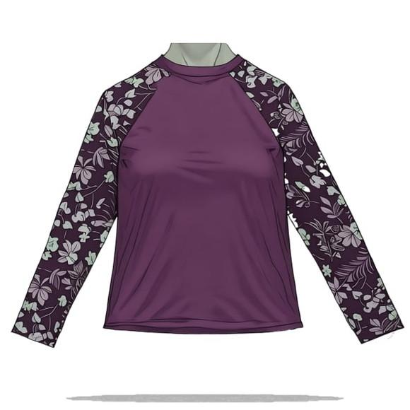 Modelagem em pdf de Camiseta Feminina Proteção Uv P ao Xxg