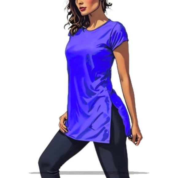 Modelagem em pdf de Camiseta Long Line Fem Pp ao Xg