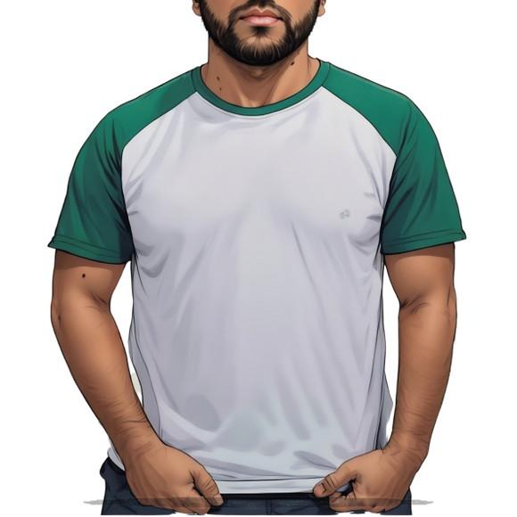 Modelagem em pdf de Camiseta Raglan Masc Plus Size Gg ao G5
