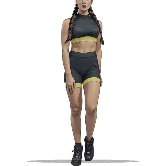 Modelagem em pdf de Conjunto Fitness Alice do P ao Gg