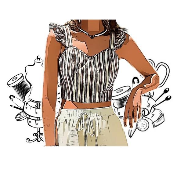 Modelagem em pdf de Cropped Adulto do P ao Xxg #49