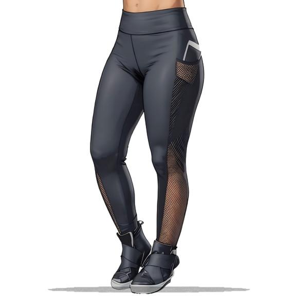 Modelagem em pdf de Legging Academia Transparencia P ao Gg