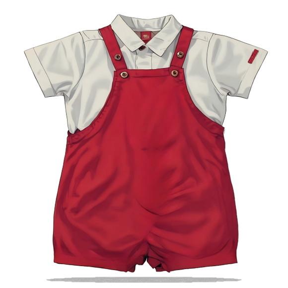 Modelagem em pdf de Jardineira e Camisa Polo Bebe Rn a 24 m