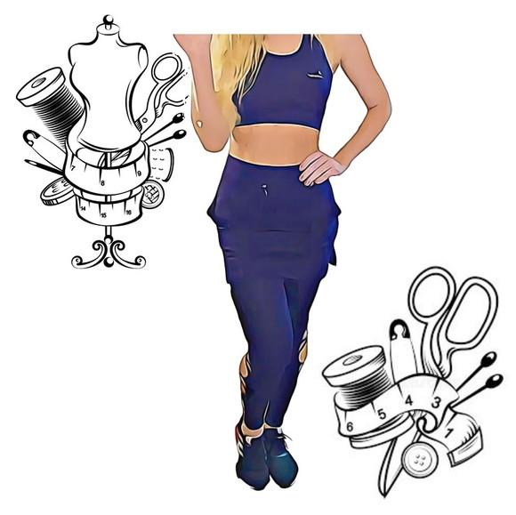 Modelagem em pdf de Legging Saia Pp ao Xg #22