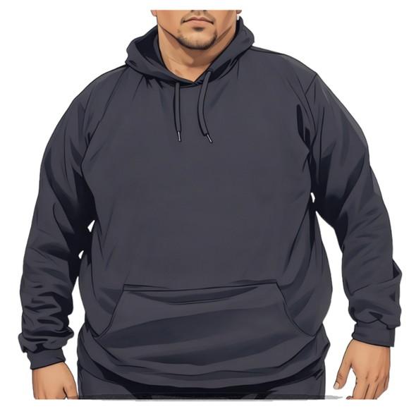 Modelagem em pdf de Moletom Canguru Capuz Plus Size 46 ao 56