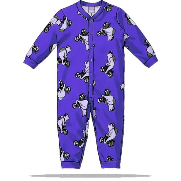 Modelagem em pdf de Pijama Macacao Inf Plush Soft 1 ao 10