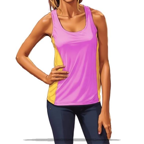 Modelagem em pdf de Regata Fem Nadador Recorte Lateral Pp-gg