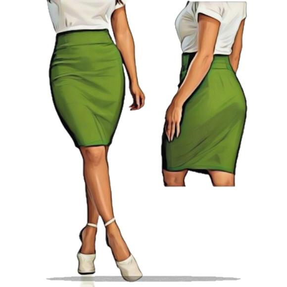 Modelagem em pdf de Saia Secretária Social do 36 ao 46