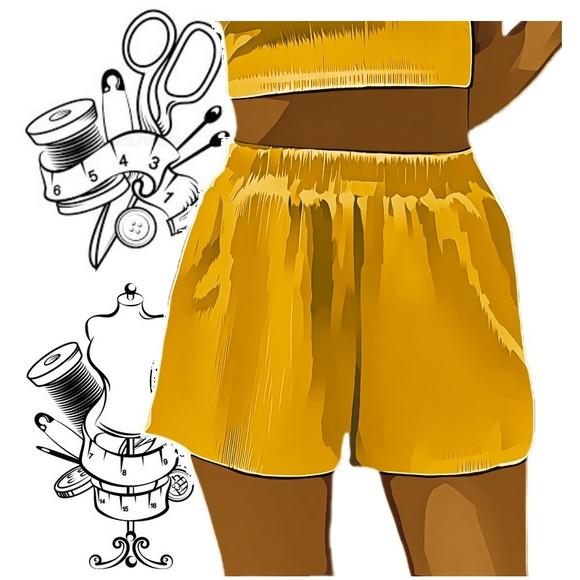 Modelagem em pdf de Short Fem Soltinho P ao Gg #272