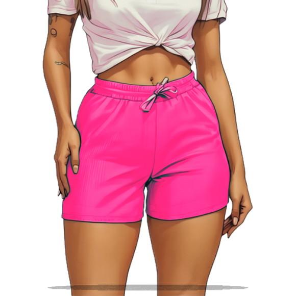 Modelagem em pdf de Short em Malha Fem do Pp ao Xxg
