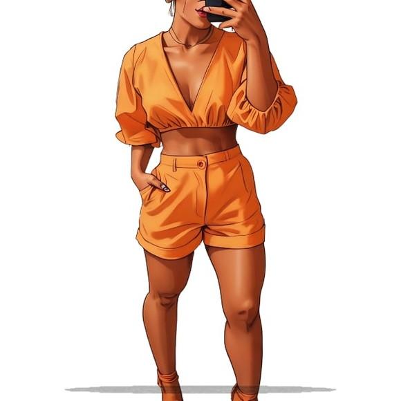 Modelagem em pdf de Short e Cropped Alfaiataria do P ao Gg