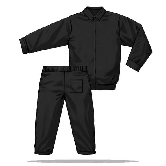 Modelagem em pdf de Uniforme Escolar Jaqueta e Calça 4 ao 14