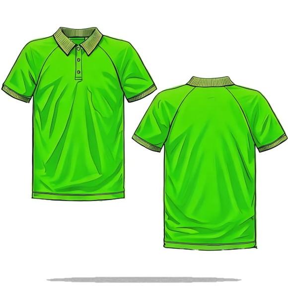 Modelagem Polo Raglan Masculina do Pp ao Gg