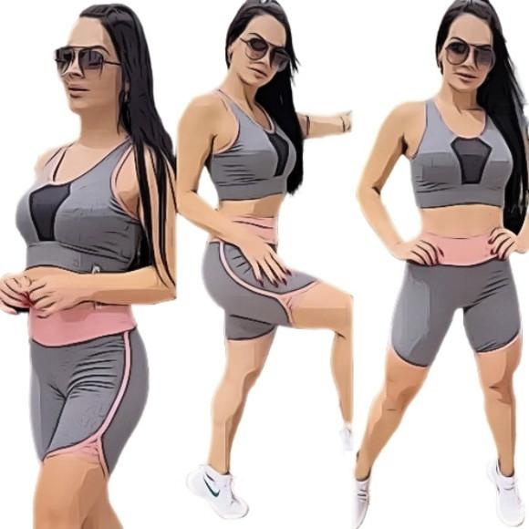 Molde Bermuda e Top Fitness Feminino em pdf P ao Gg